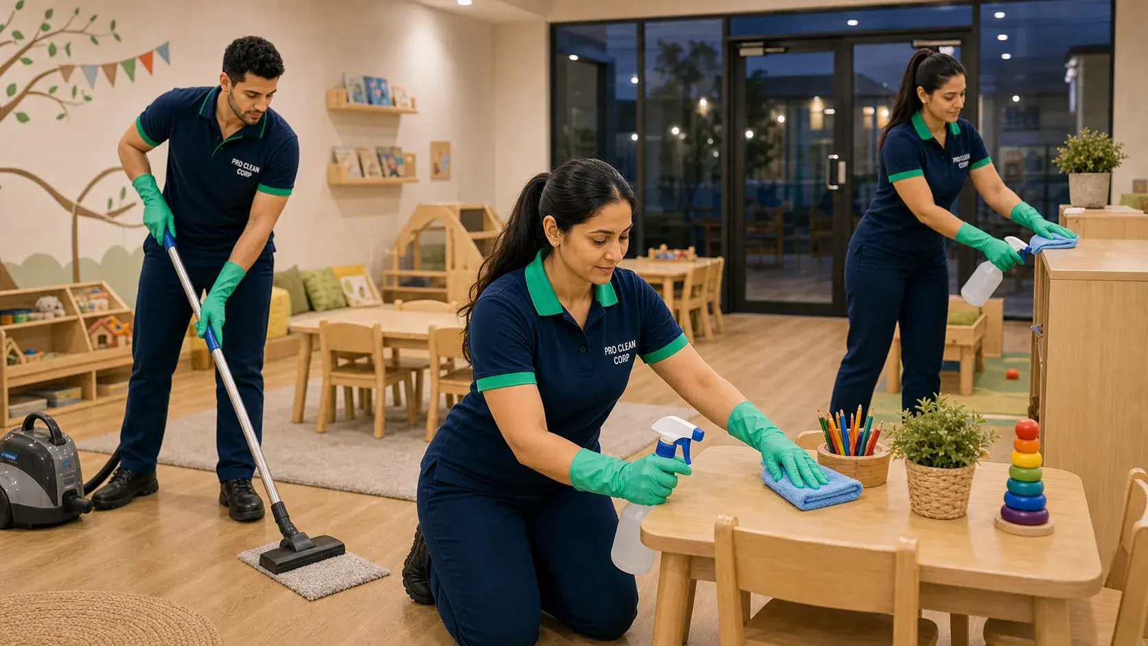 Childcare Cleaning specific areas covered