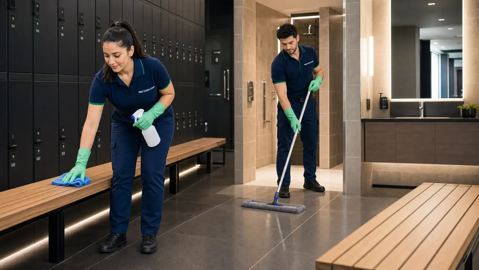 Gym Cleaning specific areas covered